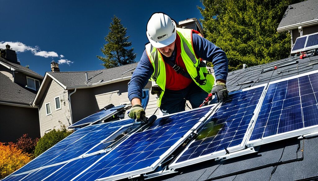 DIY solar panel installation DIY solar panel installation